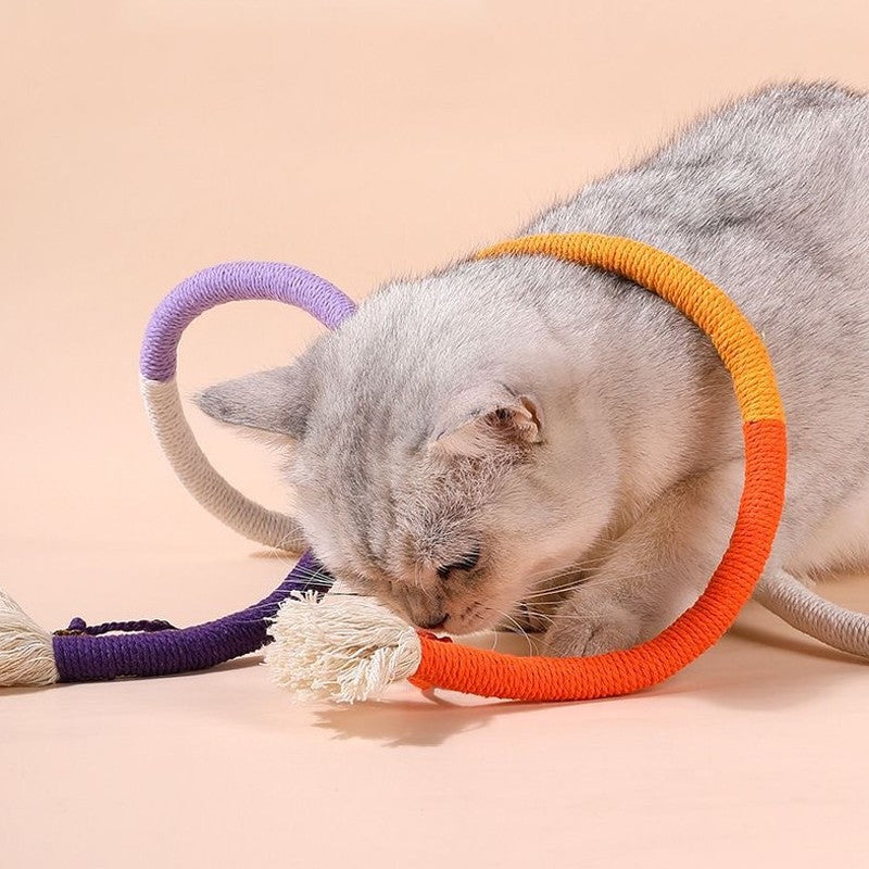 3er-Set Katzenminze-Seil für Zahnreinigung