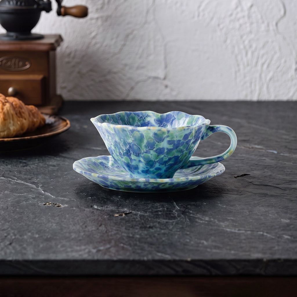 Kaffeebecher mit Blumenmuster – Bild 4 | LuxeStyle