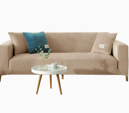 Elastischer Sofaüberzug aus Flanell