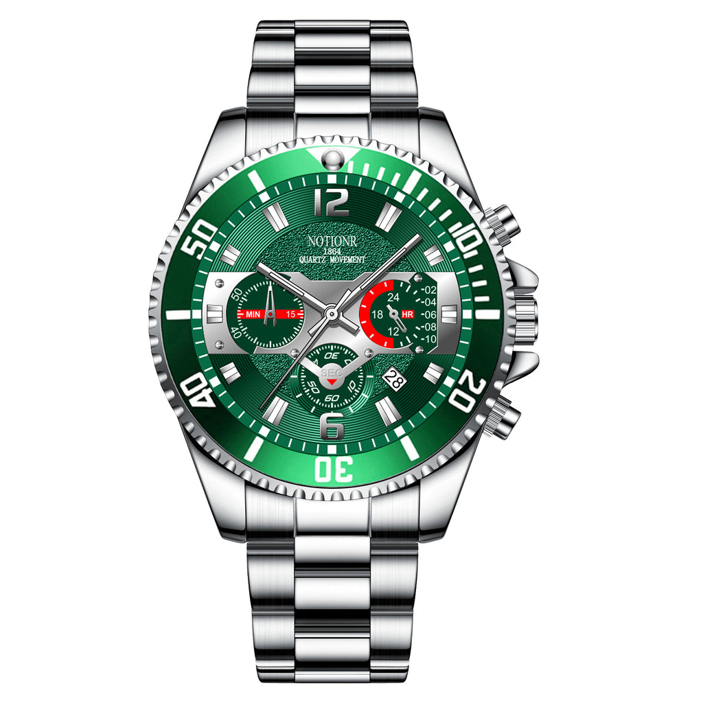 Light Calendar Herrenuhr aus Edelstahl – Bild 2 | LuxeStyle