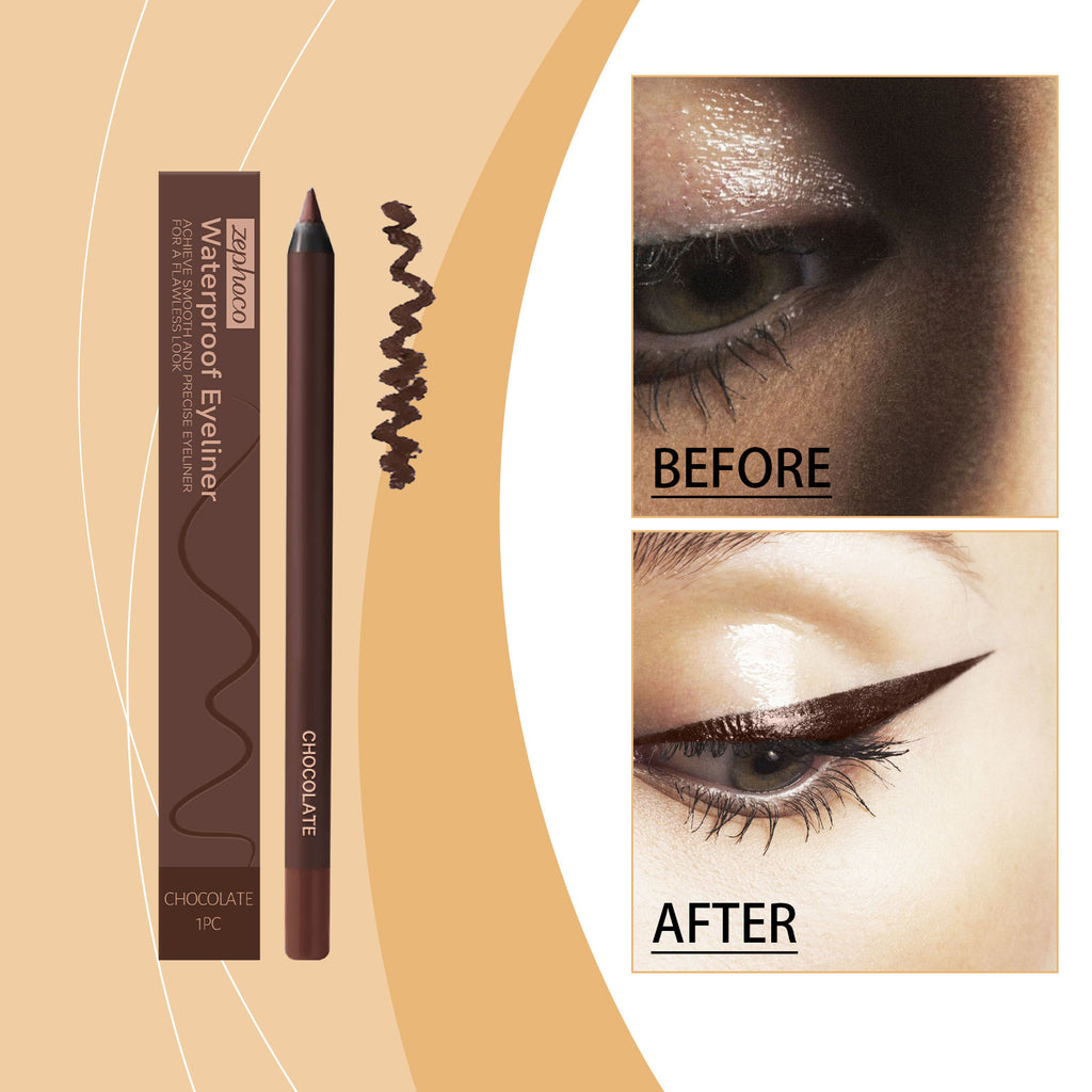 Wasserfester Eyeliner Stift Schokobraun – Ansicht 2
