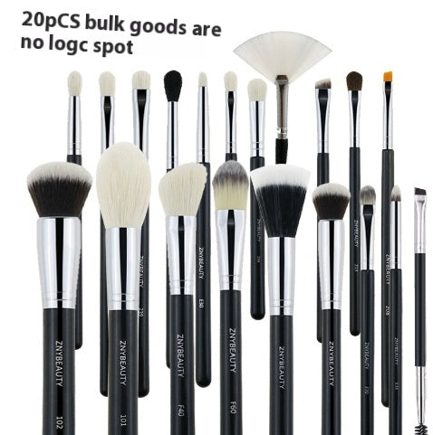 30 Make-up Pinselset aus Echthaar – Bild 2 | LuxeStyle