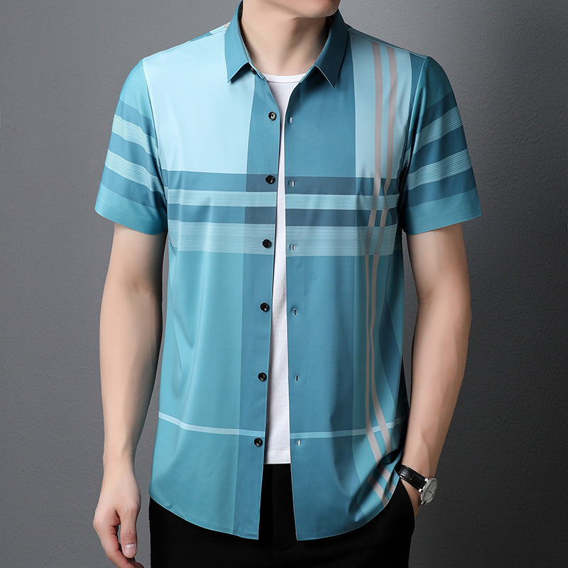 Slim Fit Hemd für Herren mit Karomuster – Bild 4 | LuxeStyle