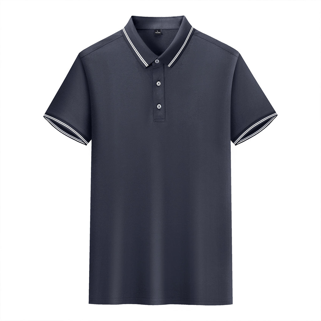 Silk Strick Polo Kurzarm für Herren – Bild 3 | LuxeStyle