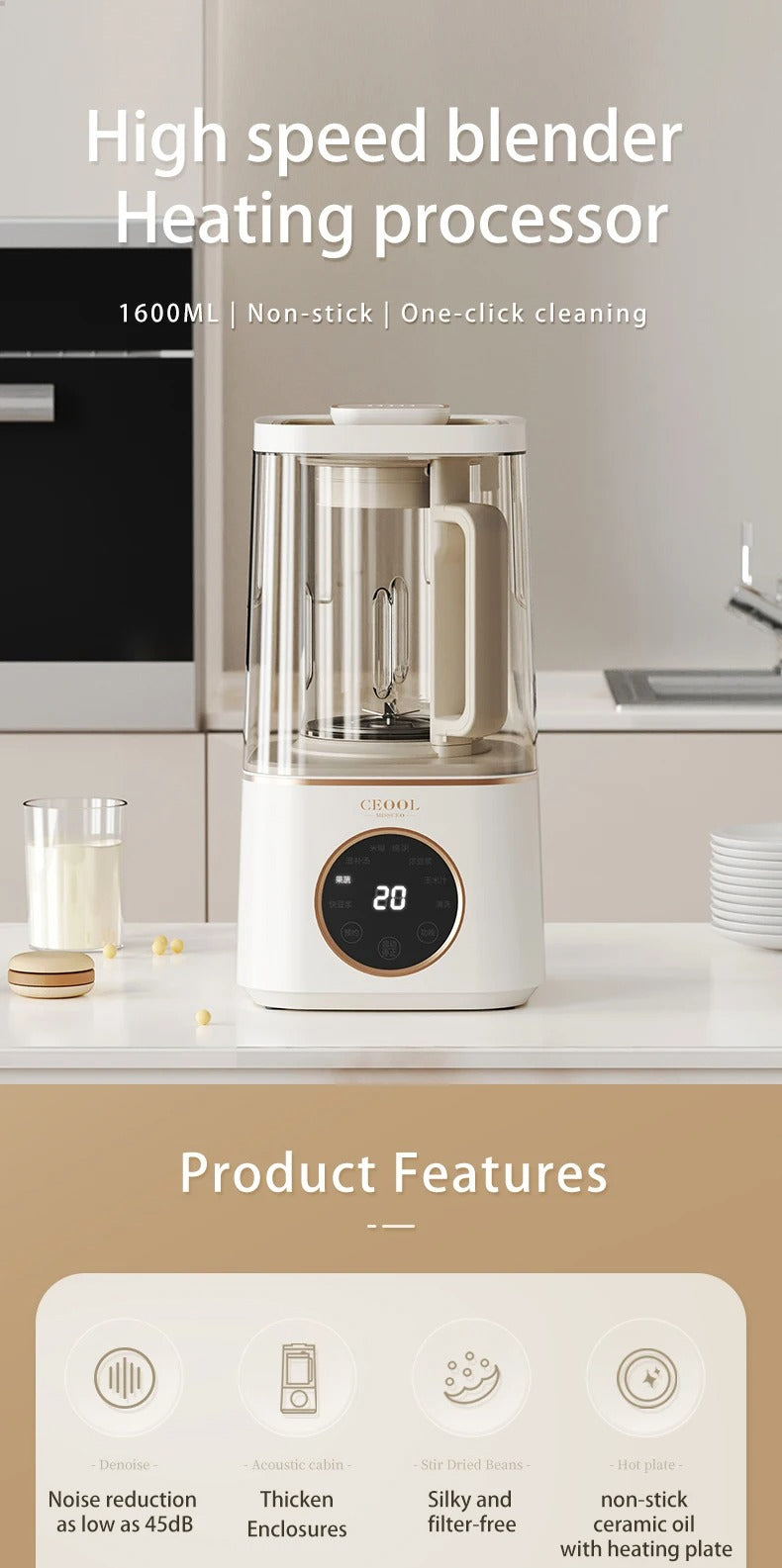 Automatische Mini-Sojamilchmaschine – Bild 11 | LuxeStyle