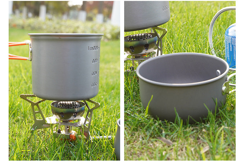 Camping Kochset mit Topf und Deckel – Bild 11 | LuxeStyle