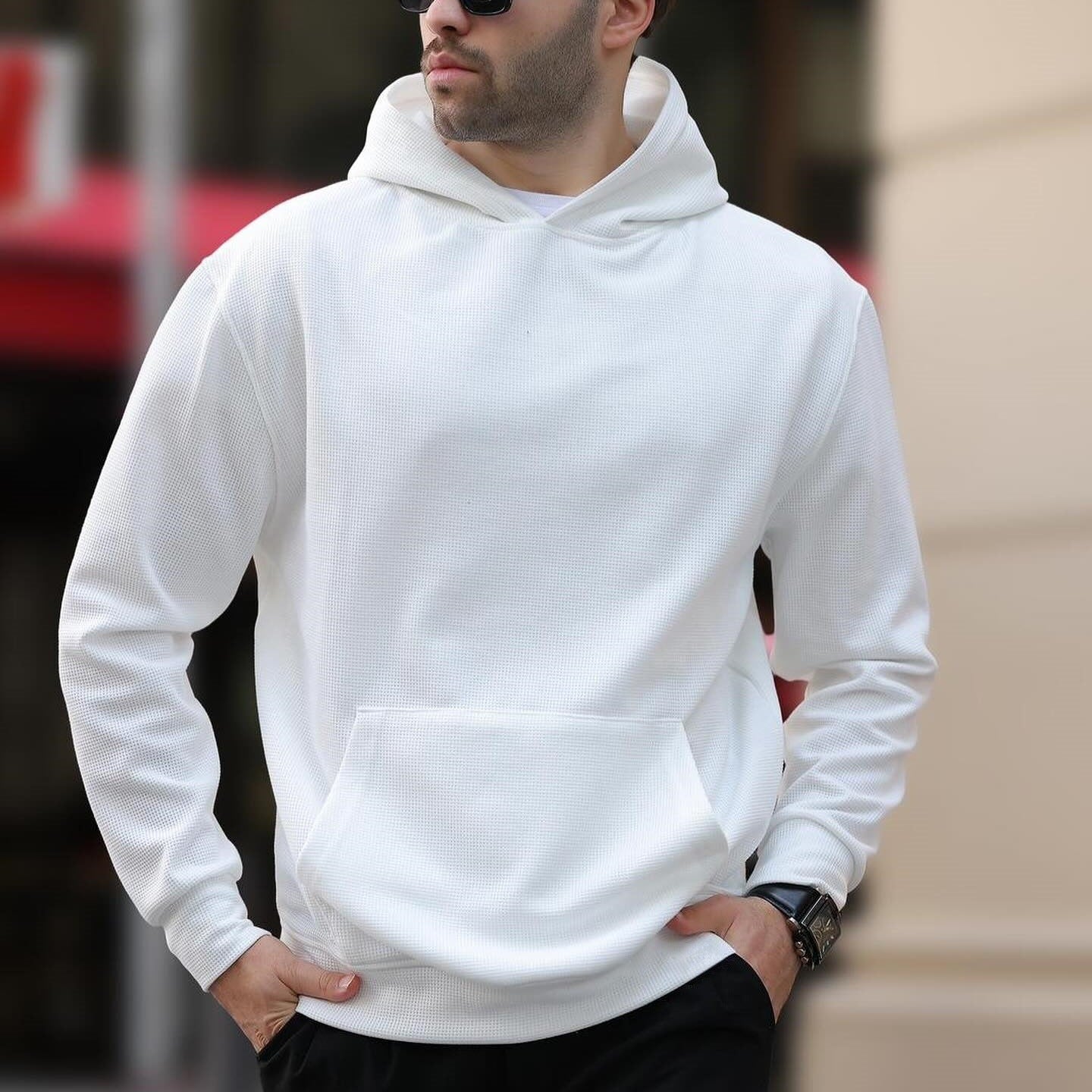 Herren Casual Langarm Hoodie