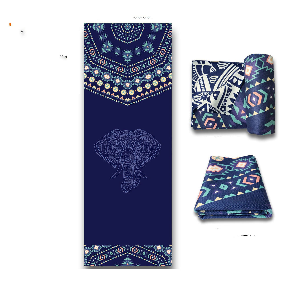 Yogamatten-Handtuch mit Mandala-Design