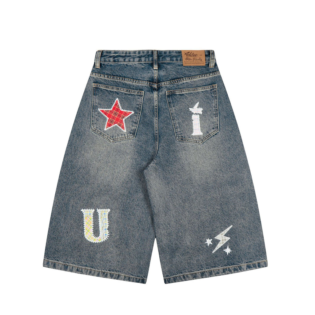 Retro-Kürzsch shorts Damen