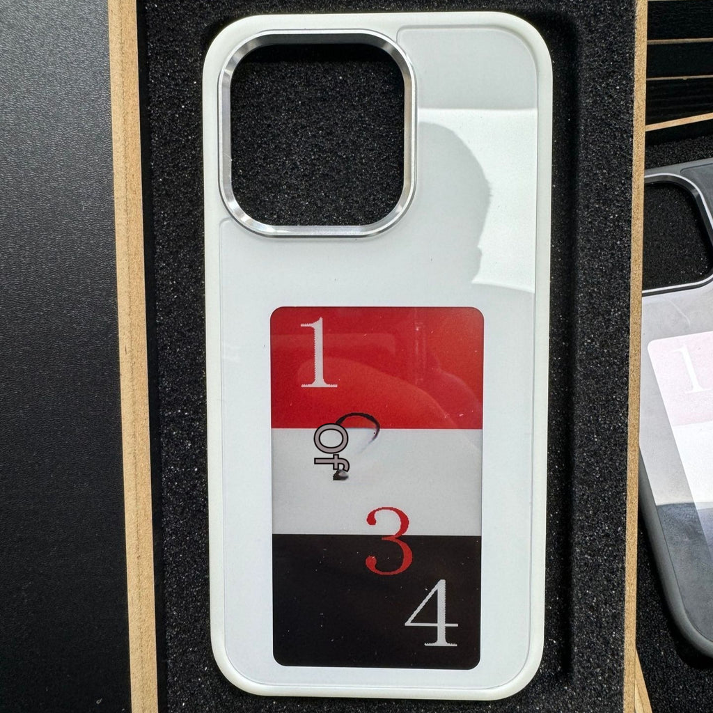 E-Ink Smartphone Hülle mit personalisierbarem Screen