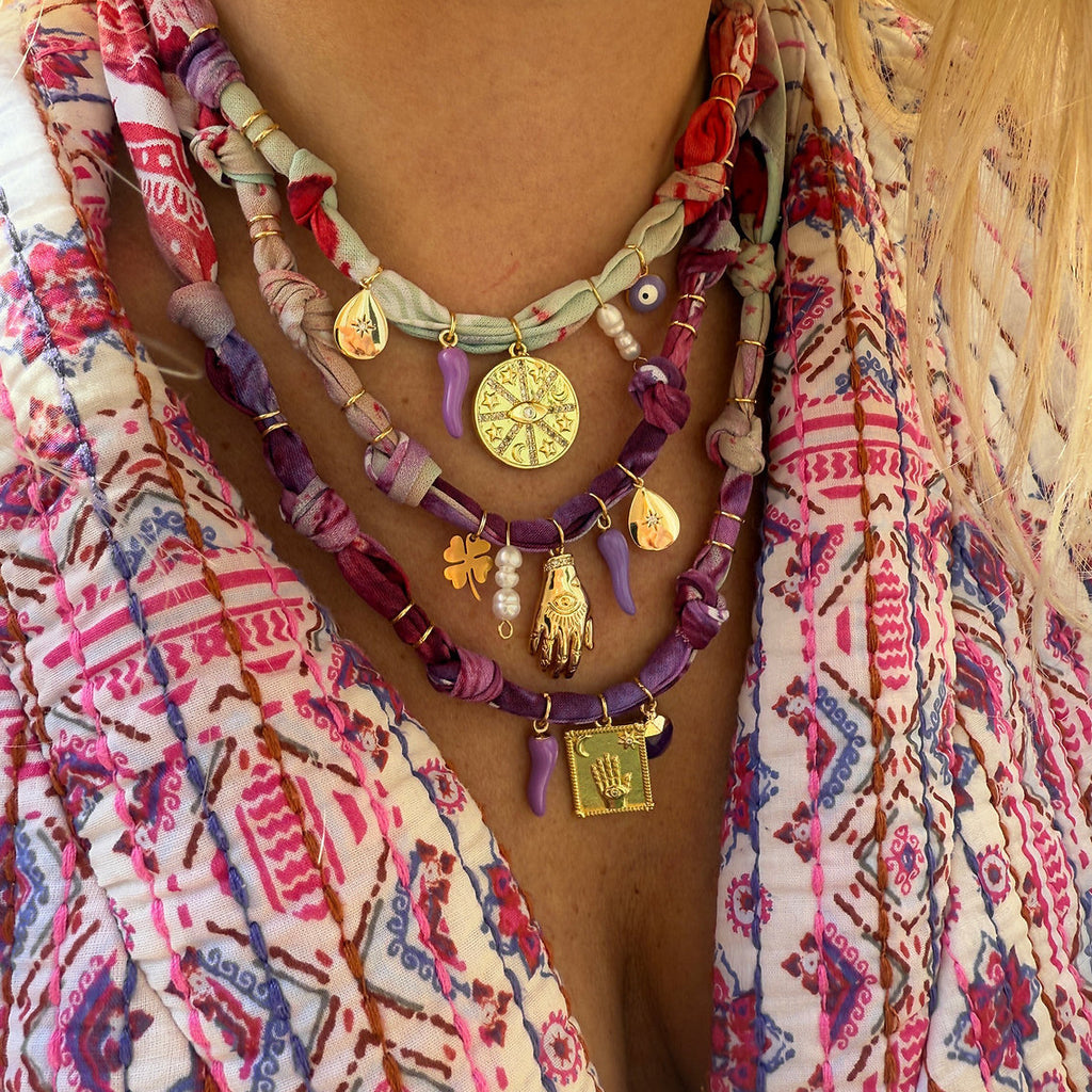 Bohemian Armband- und Halsketten-Set