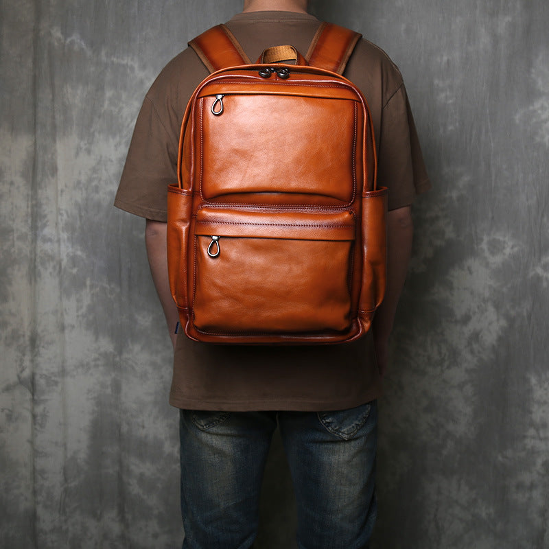 Lederrucksack Herren – Vintage-Look – Bild 3 | LuxeStyle