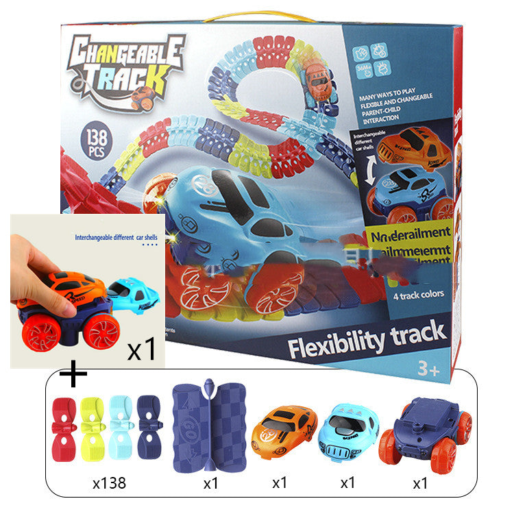 Flexibles Schienenauto-Spielzeugset – Bild 10 | LuxeStyle