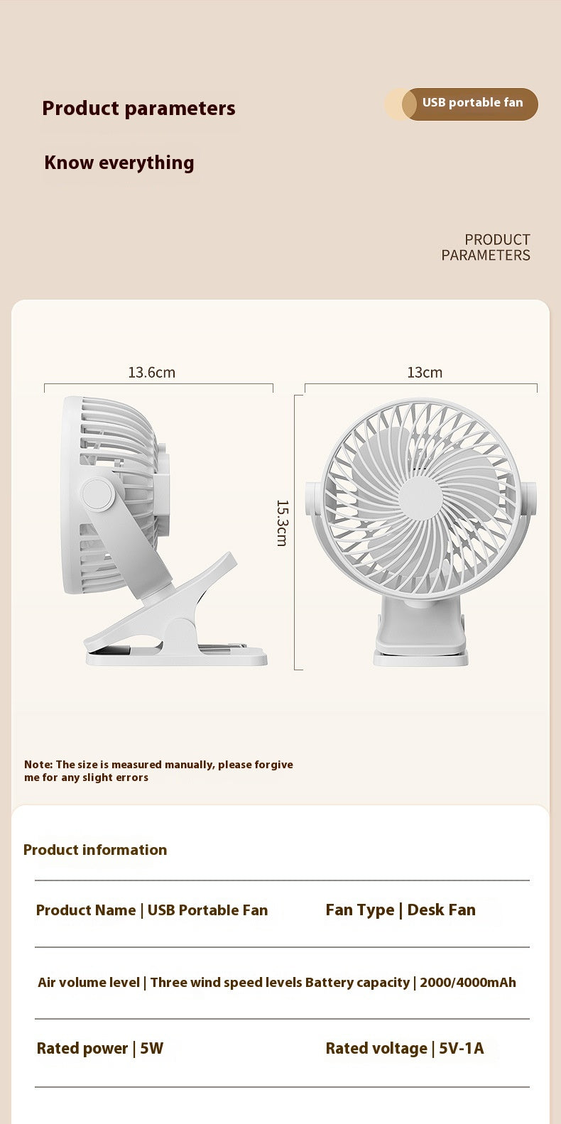 USB-Kühlventilator mit Akku und Ladefunktion – Bild 9 | LuxeStyle