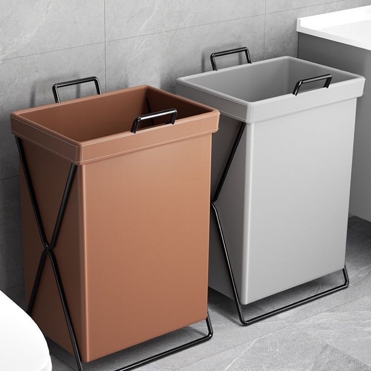 Faltbarer Wäschekorb aus Leder, wasserdicht – Bild 9 | LuxeStyle
