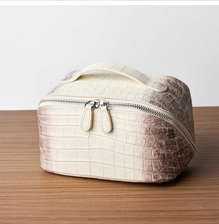 Kosmetiktasche aus Rindsleder