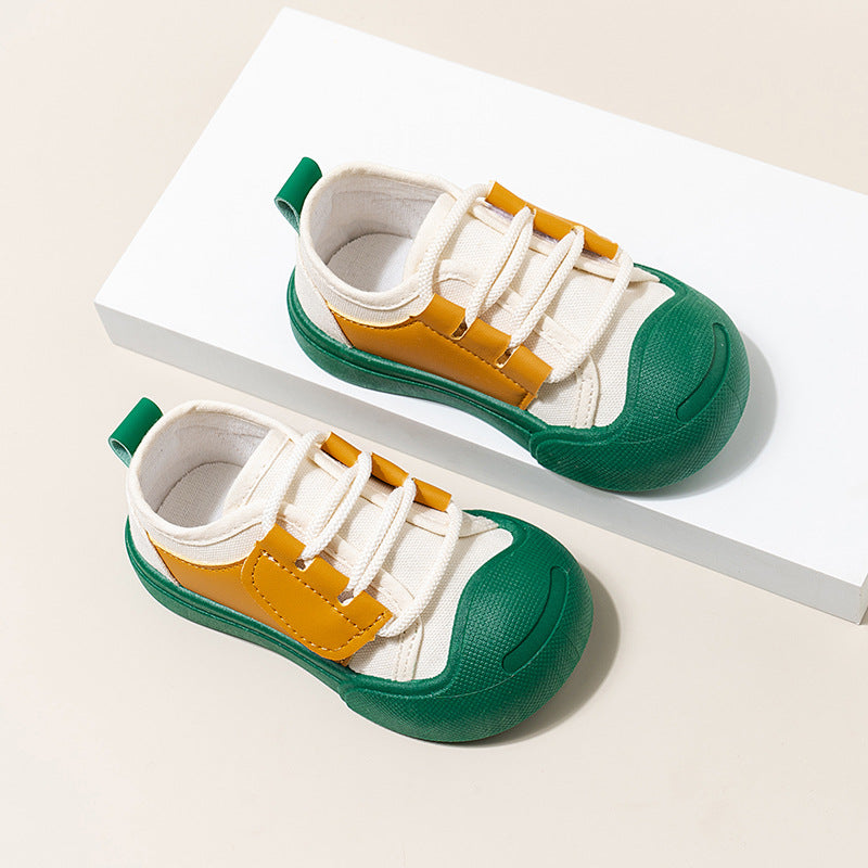 Dopamin-Farbige Canvas-Kinderschuhe