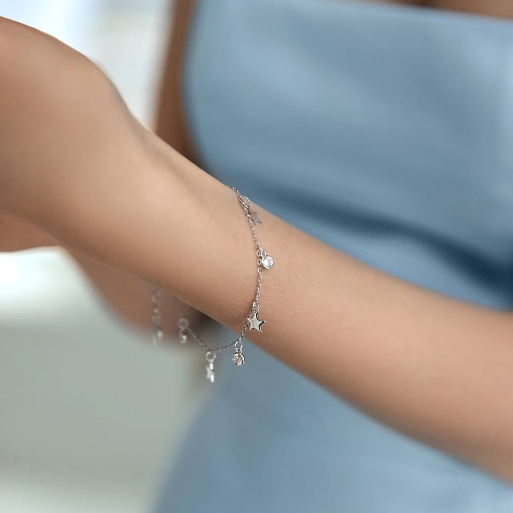 Armband mit Stern-Anhänger aus 925er Silber – Bild 3 | LuxeStyle