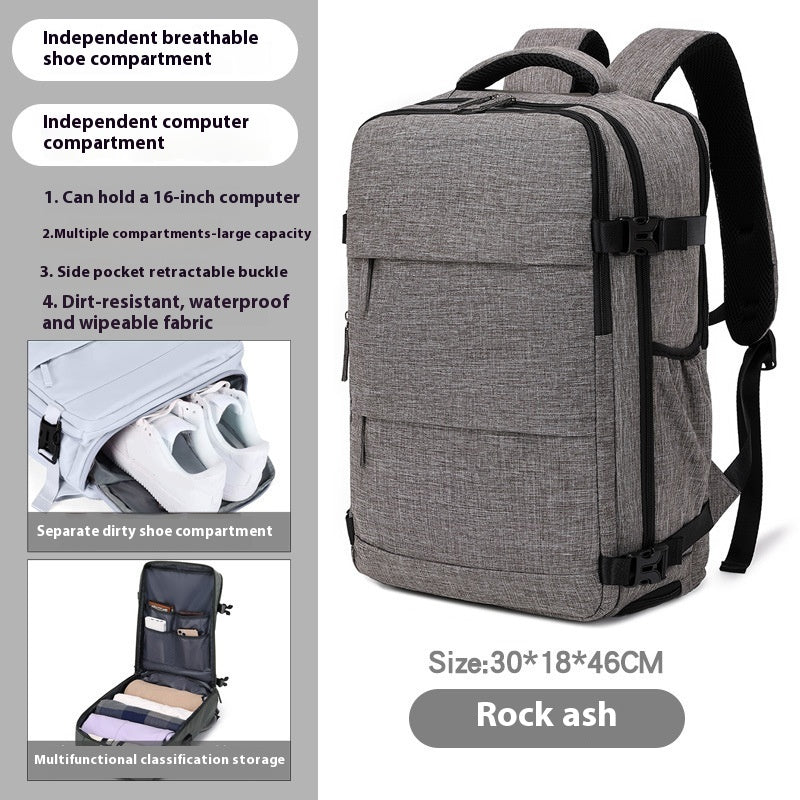 Leichter Reise-Rucksack (36-55L) – Bild 3 | LuxeStyle