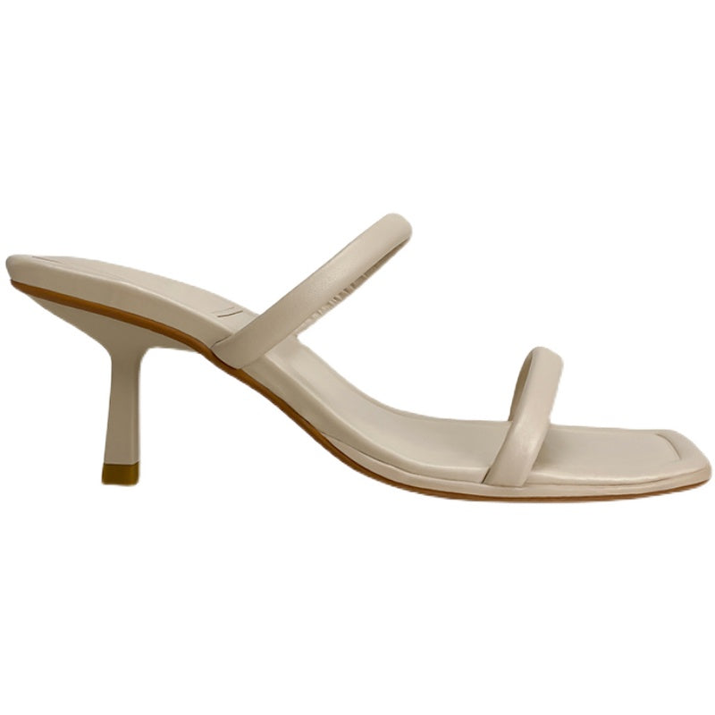 Riemchen-Sandalen mit dünnem Absatz – Bild 2 | LuxeStyle