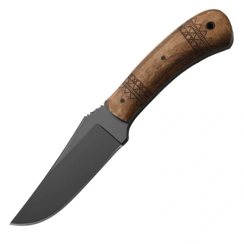 Ahorn Holzgriff Messer für Outdoor & Früchte – Ansicht 2