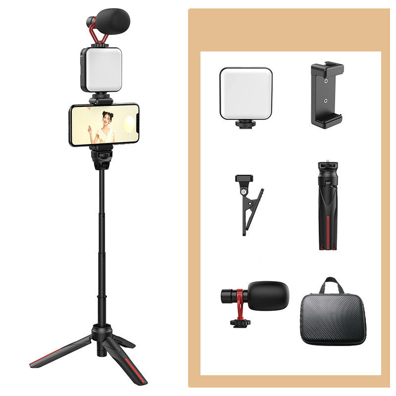 Selfie Stick Stativ mit LED-Ringlicht