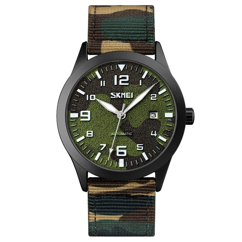 Sportliche Automatikuhr mit Nylonarmband – Bild 3 | LuxeStyle