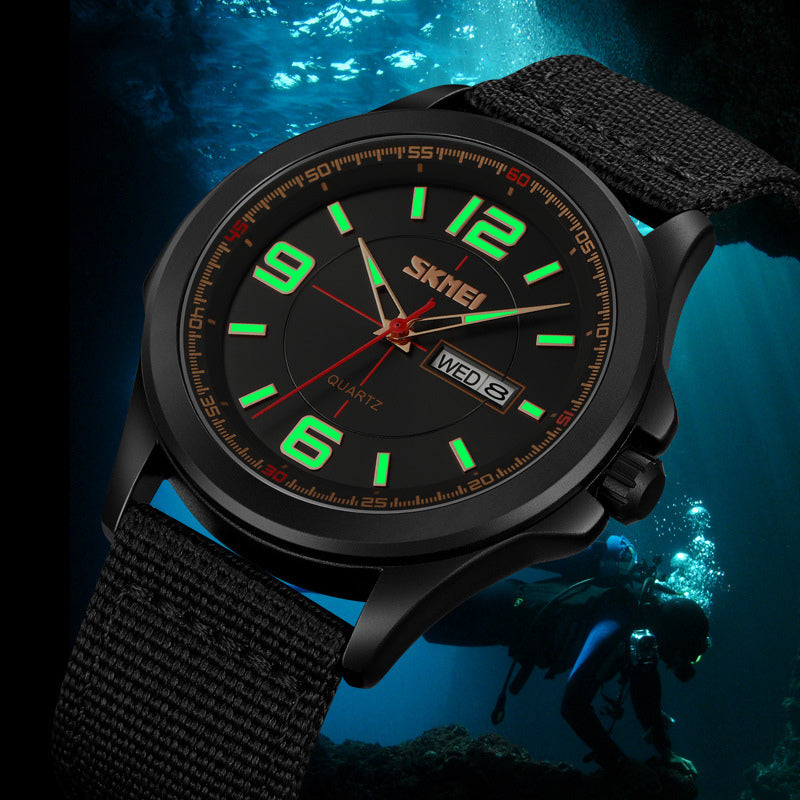 Klassische Herrenuhr, Quarz, rund, Leuchtzeiger – Bild 9 | LuxeStyle