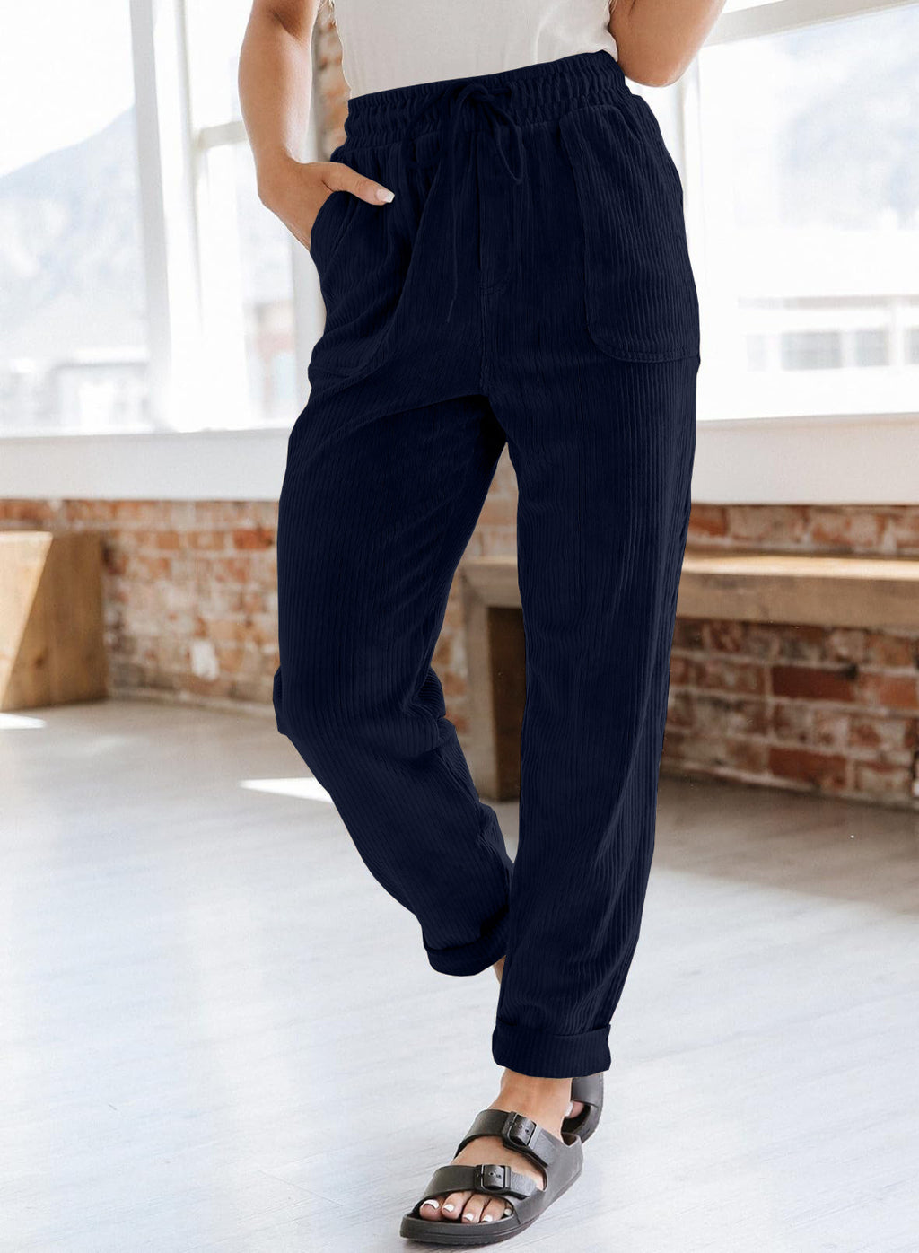Cords Hose Damen, weiter Schnitt