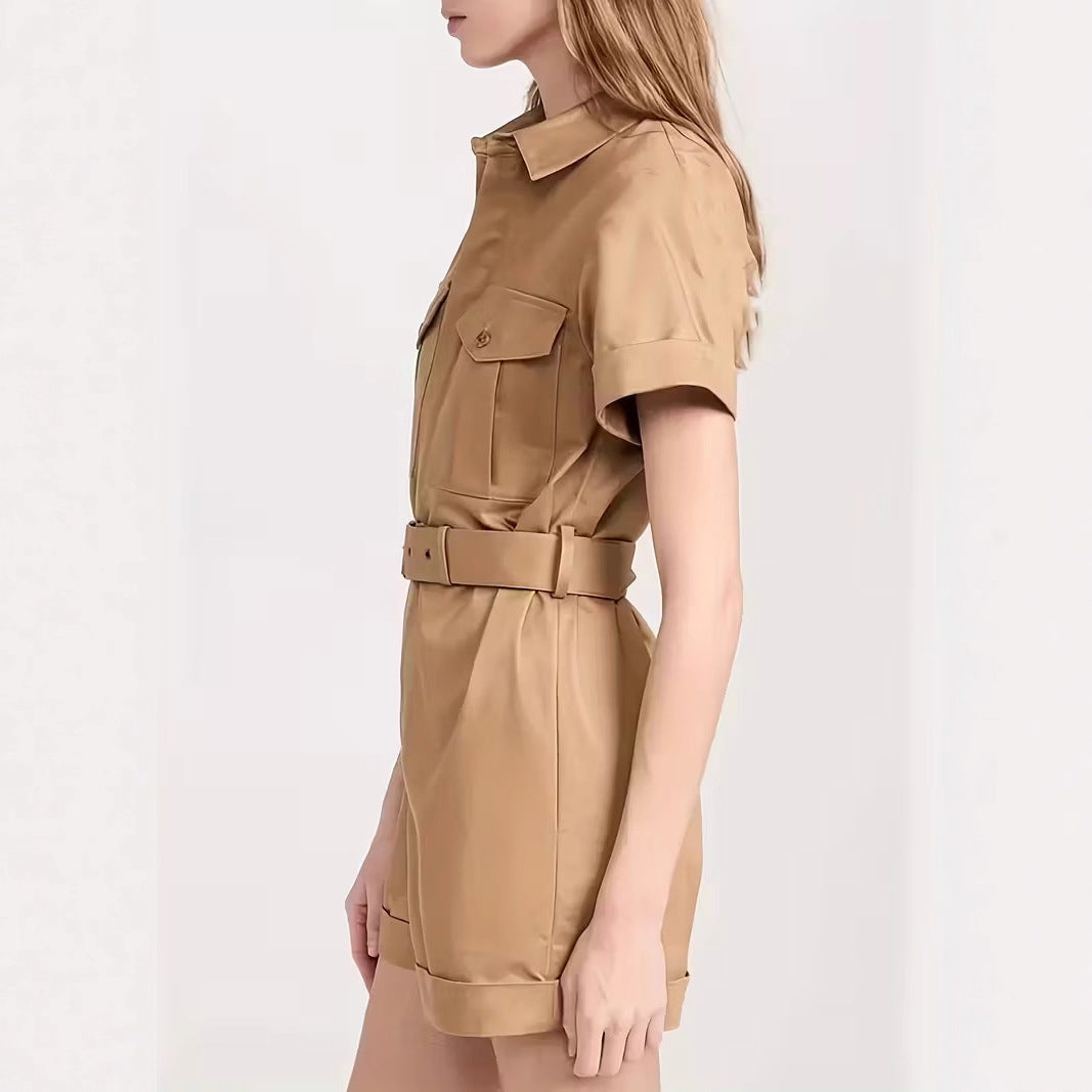 Eleganter Jumpsuit im Workwear-Stil
