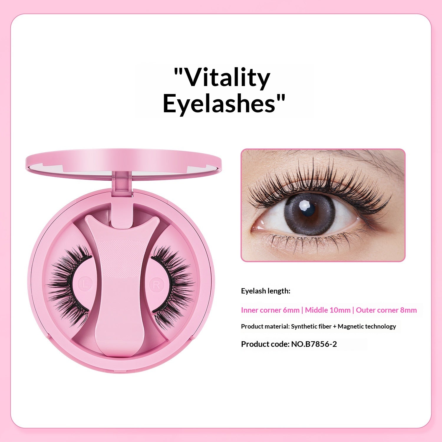 Magnetische falsche Wimpern