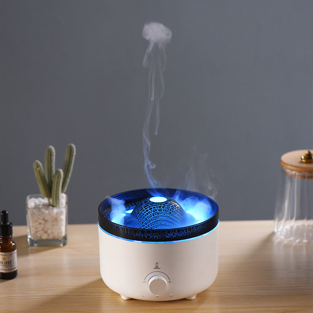 Flammen-Vulkan-Luftbefeuchter mit Aroma-Diffusor