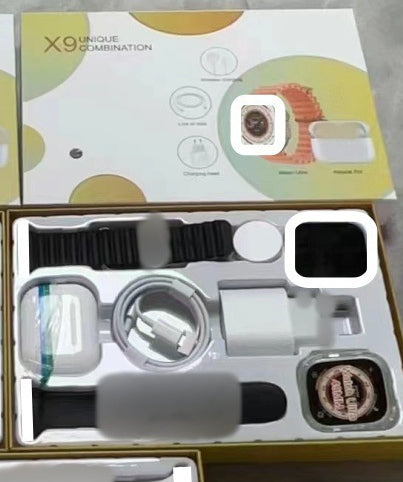 X8X9X10 Smartwatch mit Powerbank & Headset