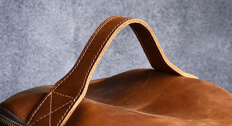 Vintage Crazy Horse Leder Rucksack