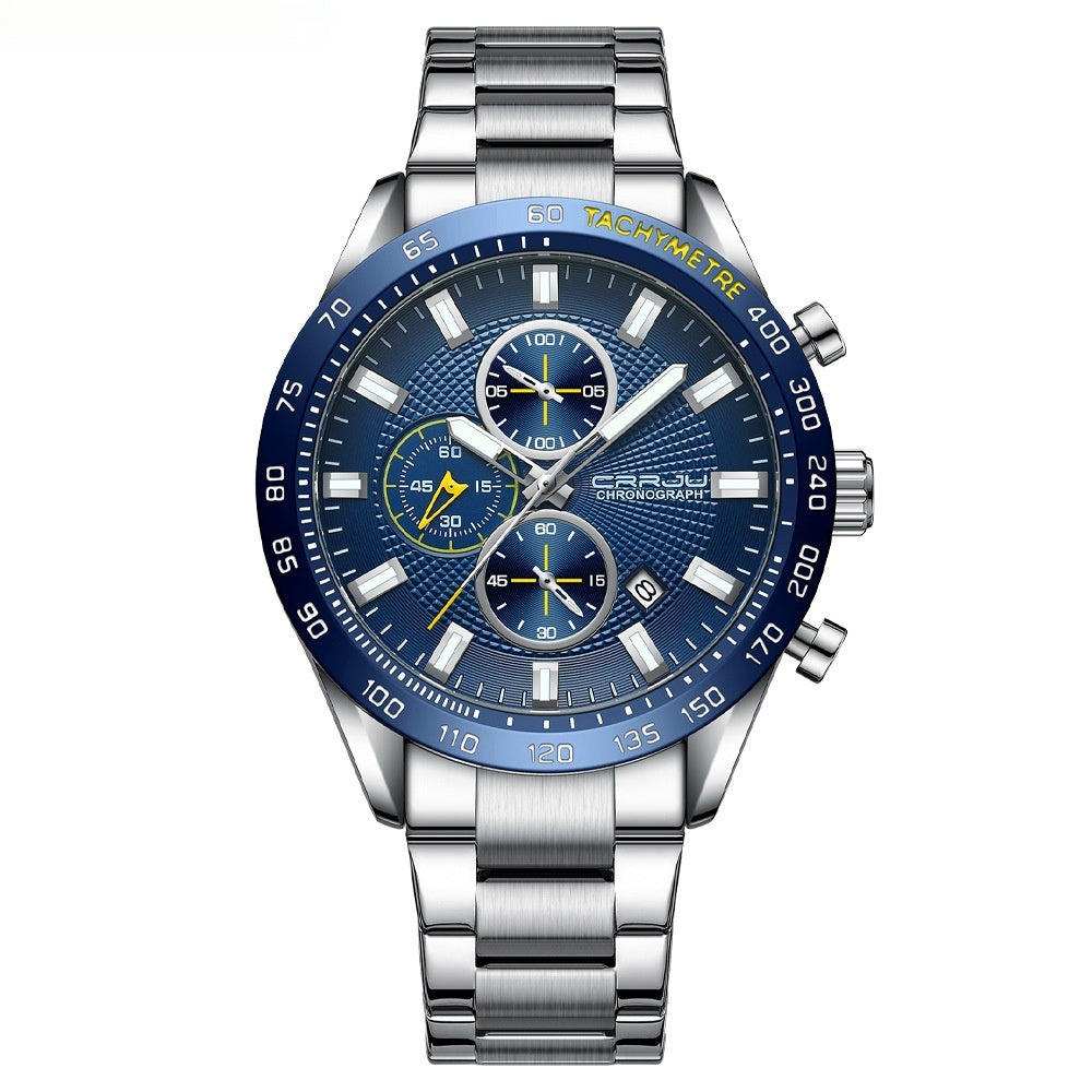 Männer-Armbanduhr mit 6 Zeigern