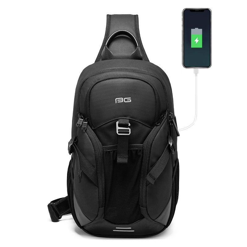 Business Umhängetasche mit USB-Anschluss