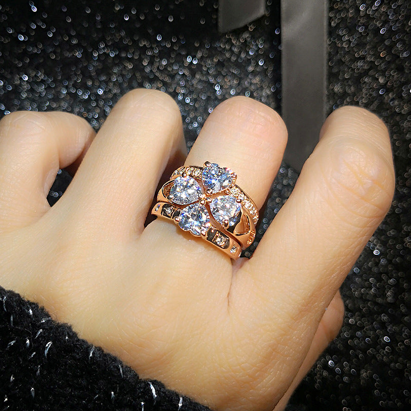 Minimalistischer Amethyst-Damenring | LuxeStyle