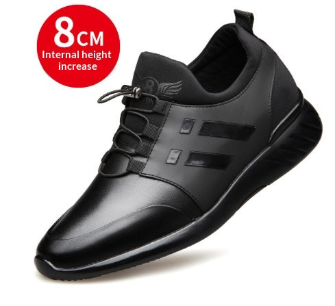 Herren Freizeit-Schuhe mit 8cm Innenabsatz
