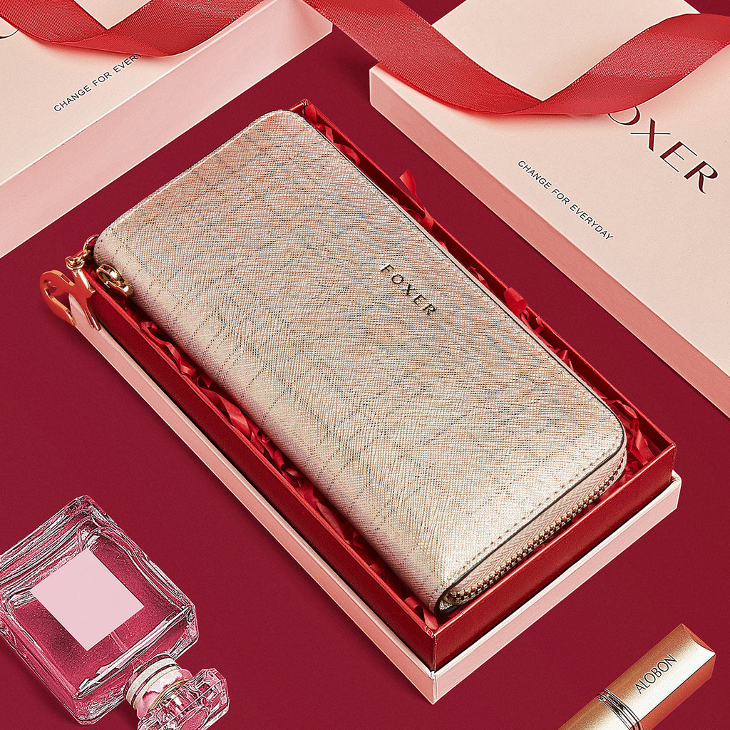 Geldbörse mit mehreren Kartenfächern aus Leder – Bild 2 | LuxeStyle