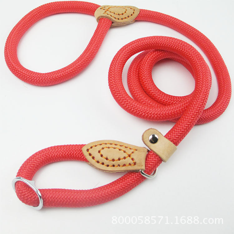 Nylon P-Kette Hunde-Leine, 2.1m, Braun – Bild 7 | LuxeStyle
