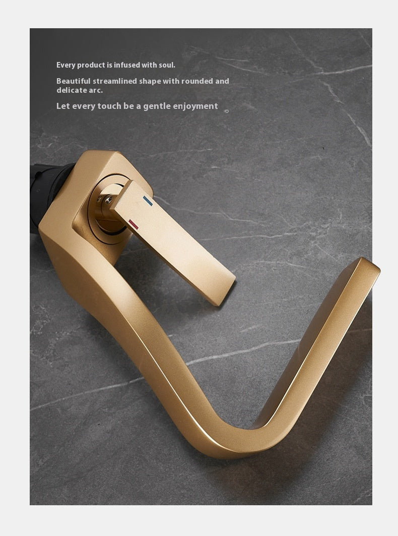 Kupfer Wasserhahn, Gold-Optik