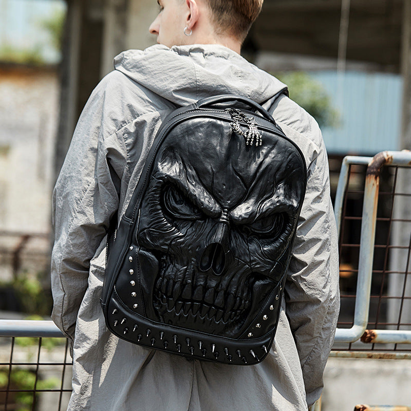 Rucksack mit Totenkopfmotiv | LuxeStyle
