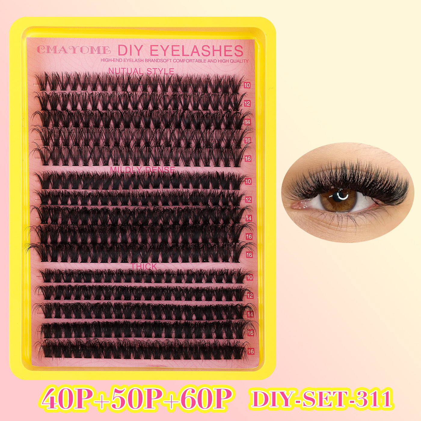 Falsche Wimpern Set zum selber machen