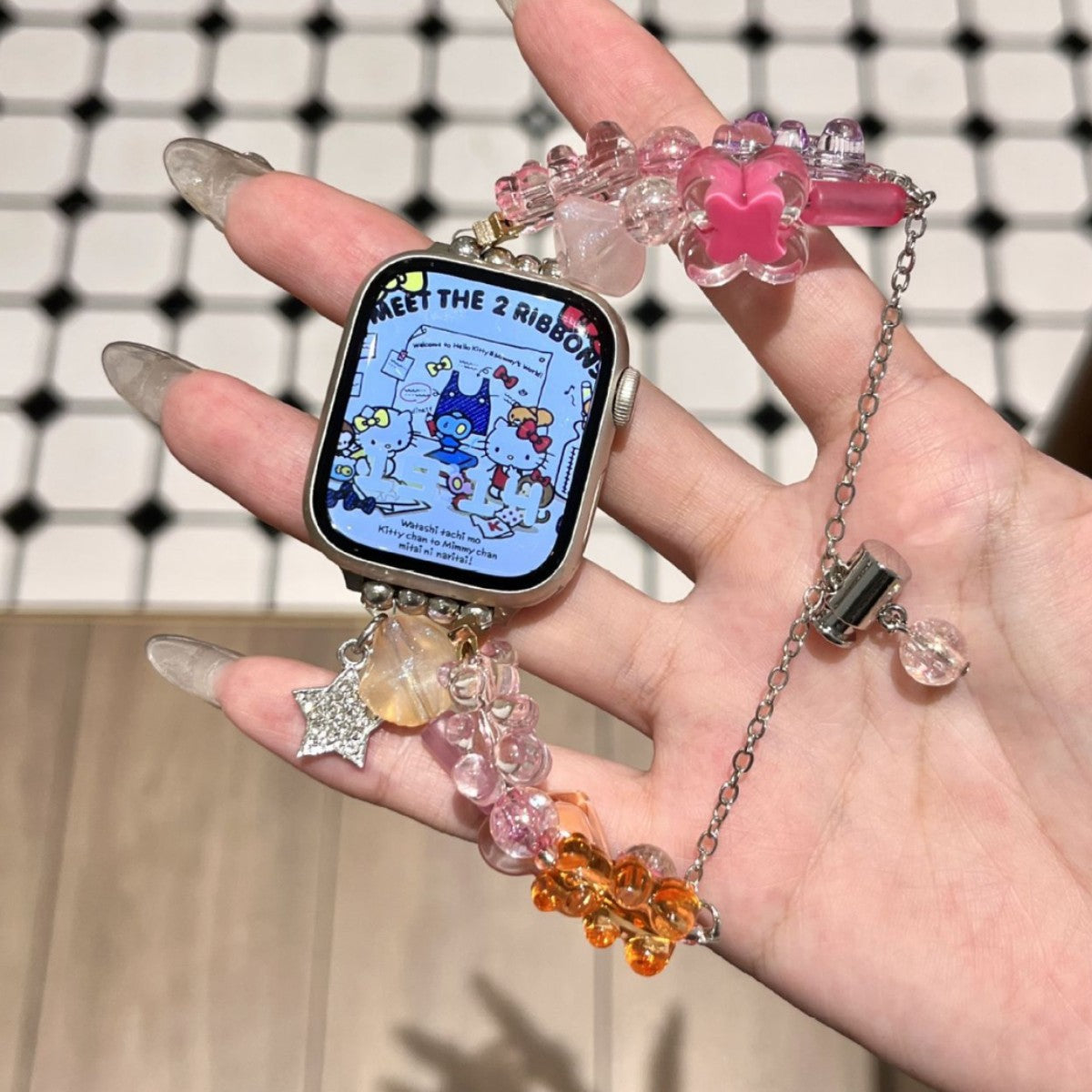 Bunte Armbanduhr