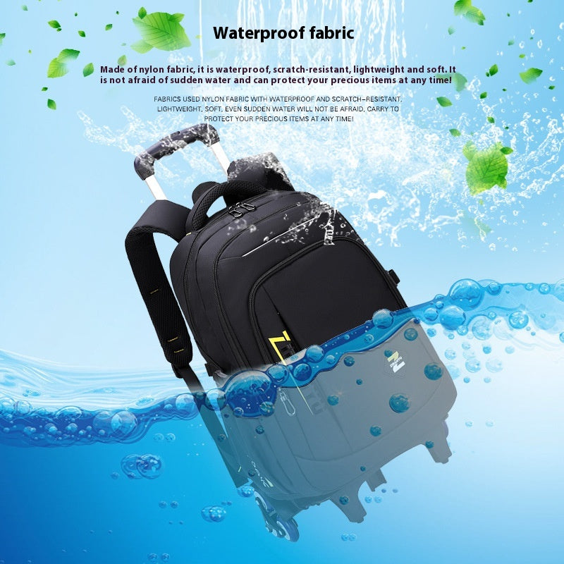 Trolley-Schulrucksack mit Rollen