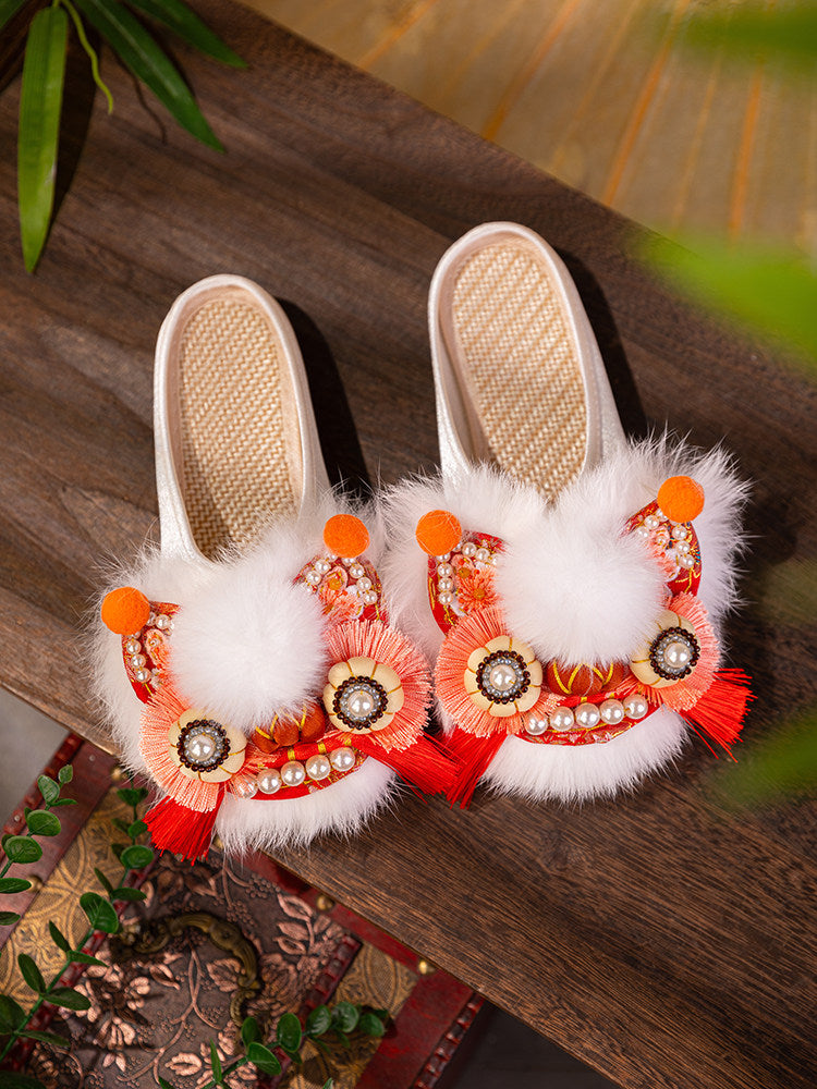 Zhensheng Happy Dongguofeng Tiger Head Sandalen