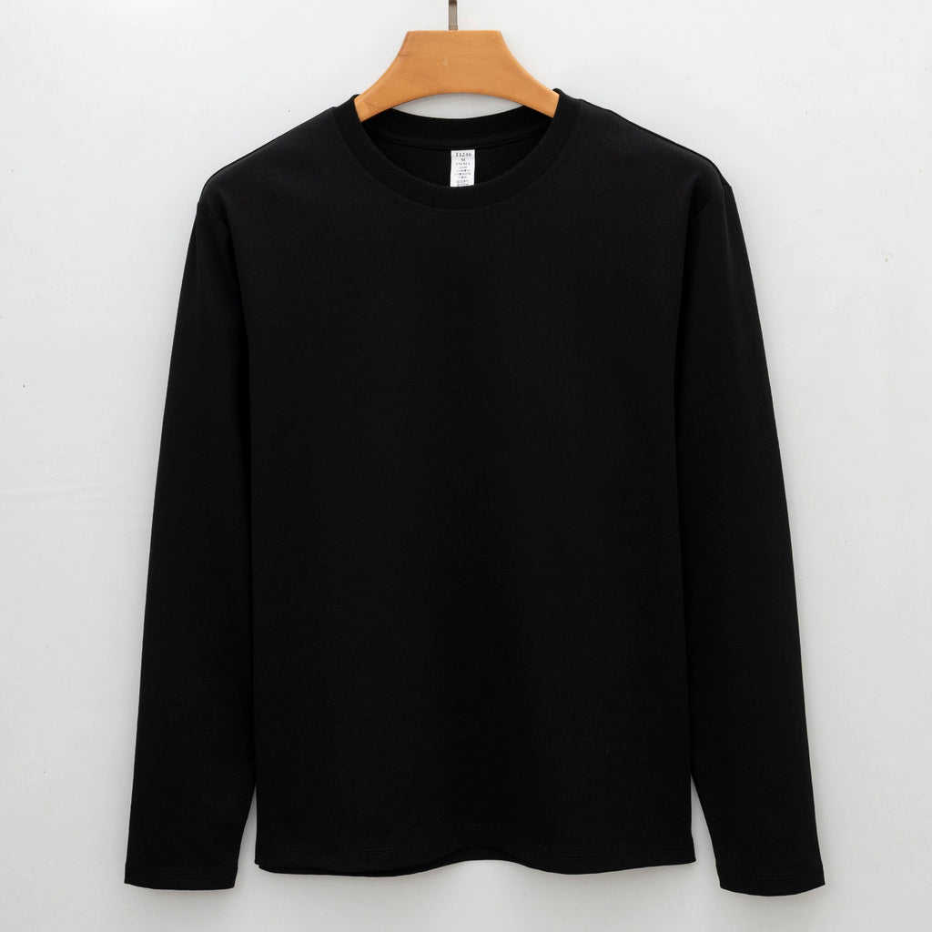 Langärmliges Rundhals-T-Shirt für Alltag – Bild 6 | LuxeStyle