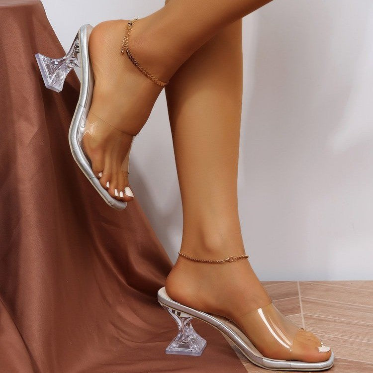 Transparente High Heel Sandalette – Bild 2 | LuxeStyle