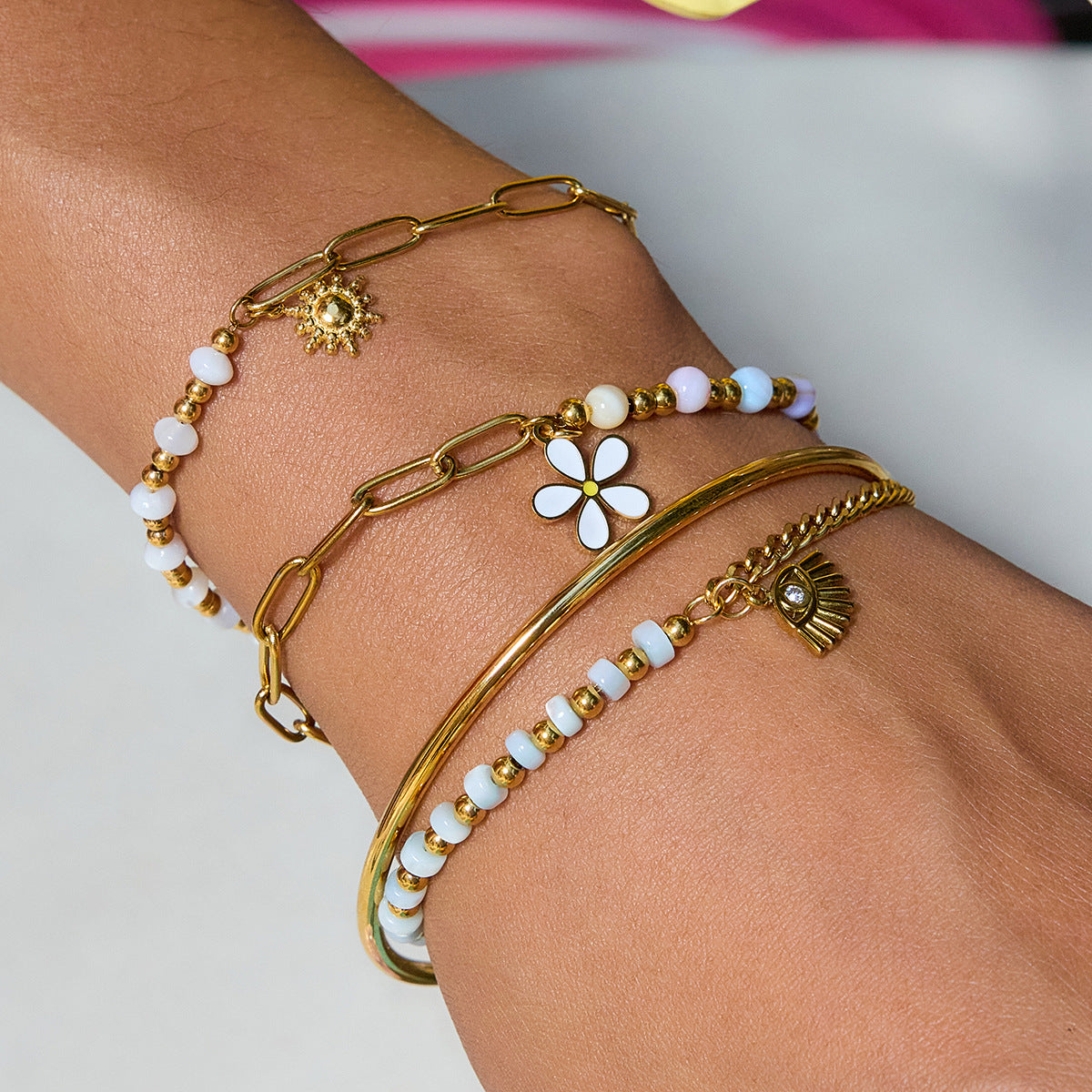 Armband mit Natursteinen – Bild 3 | LuxeStyle