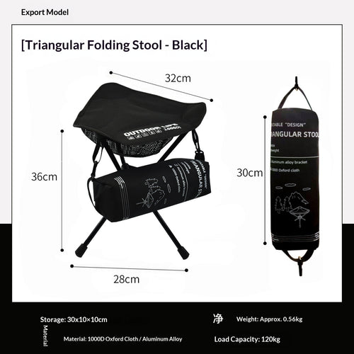 Aluminium Klapphocker